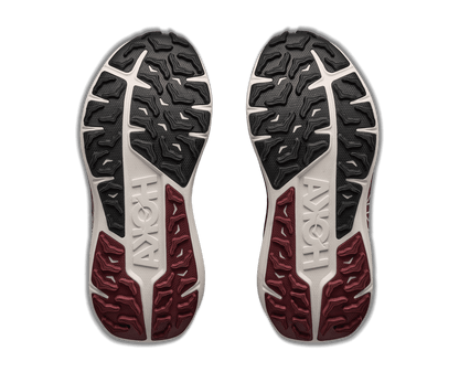 HOKA Women's Stinson 8 - ALABASTER / VARSITY BURGUNDY