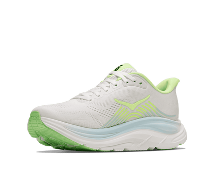 HOKA Women's Clifton 11 - FROST / NEON YUZU (Extra Wide)