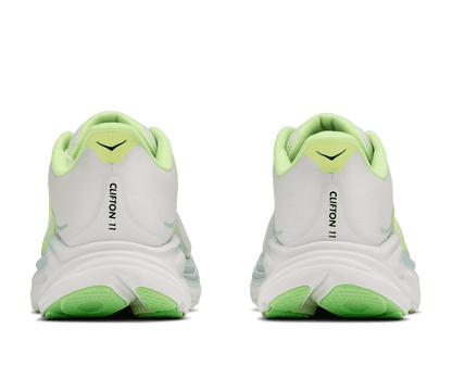HOKA Women's Clifton 11 - FROST / NEON YUZU (Extra Wide)