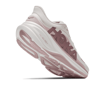 HOKA Women's Clifton Pro Glm - ALABASTER / PINK OPAL