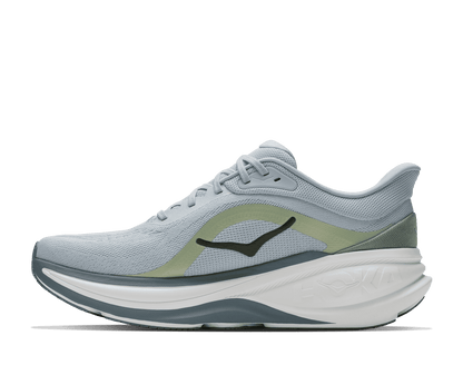 HOKA Men's Clifton Pro Glm - MINERAL BLUE / SPROUTED GREEN (Wide)