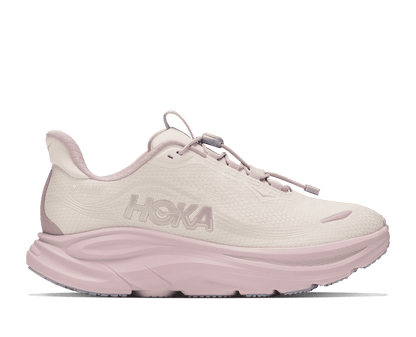 HOKA Women's Clifton 11 GTX Glm - ALABASTER / PINK OPAL (Wide)