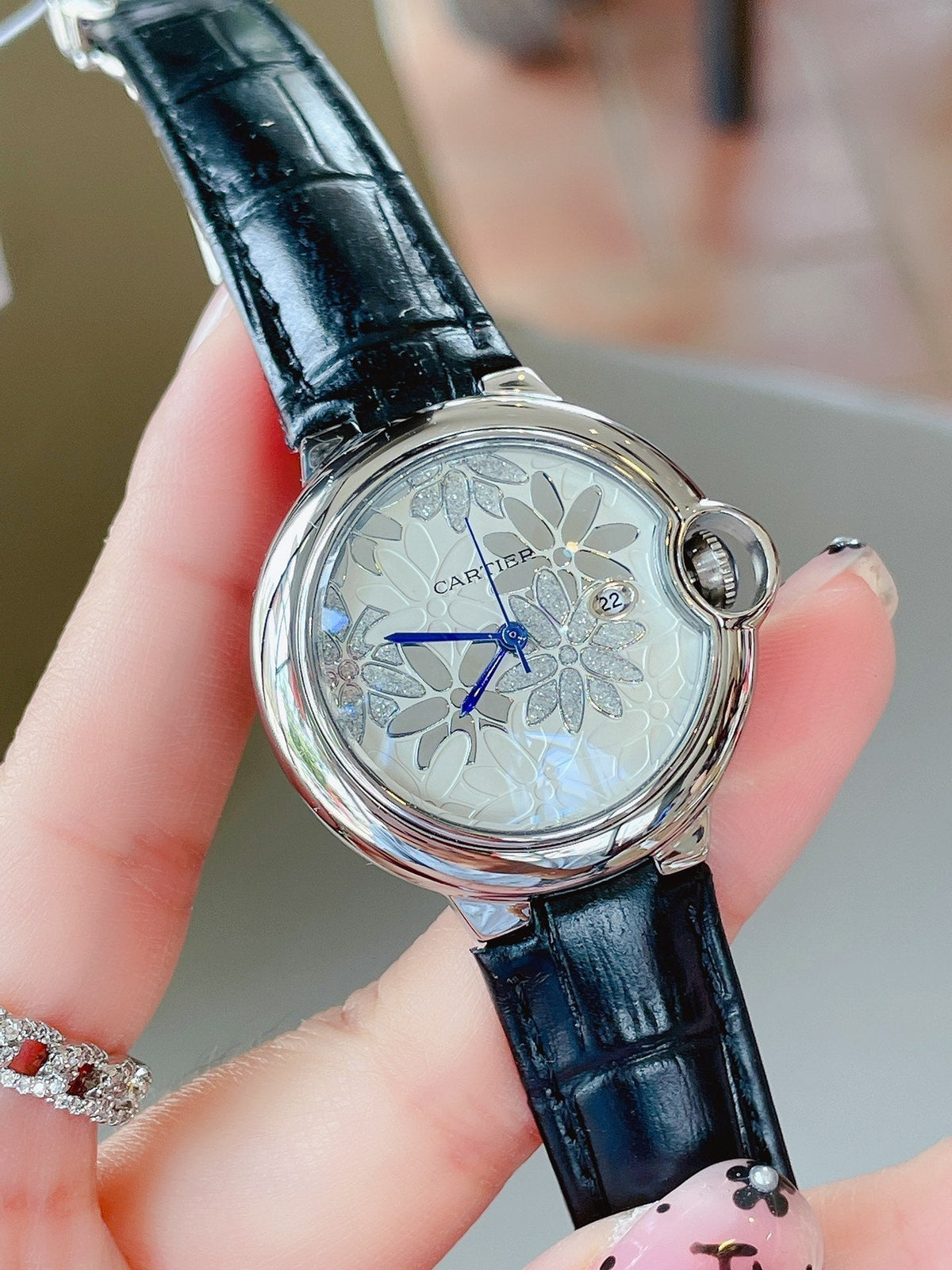 BALLON BLEU 33MM CUSTOM DIAL LEATHER STRAP