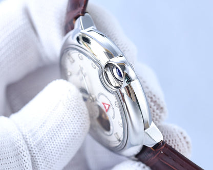 BALLON BLEU 36MM OPEN HEART DIAMOND NUMERALS