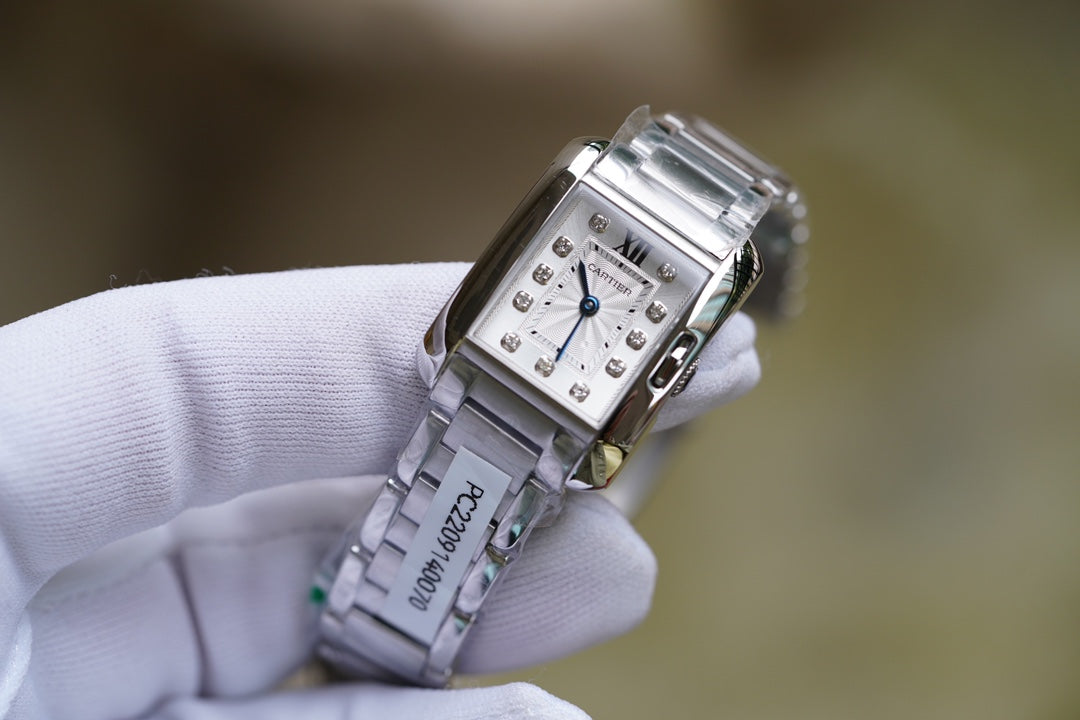 TANK ANGLAISE STEEL DIAMOND NUMBERALS