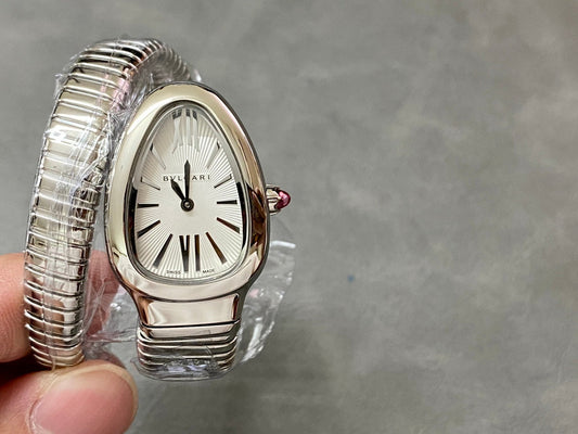 SERPENTI SPIGA SILVER GREY DIAL