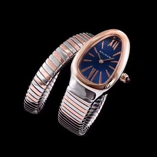 serpenti tubogas 35mm pink gold steel
