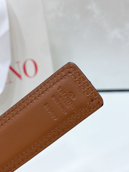The Bold Edition Belt 30mm Black Brown Calfskin Gold Buckle