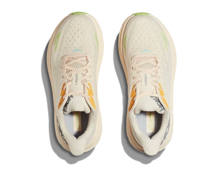 Hoka Womens Clifton 9 Wide- Vanilla Astral (1132211-VLS)