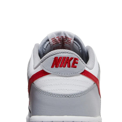 Nike Dunk Low 'White Grey Red' GS (2022)