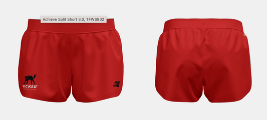 Wicked Running Club - Achieve Split Short Women's (TFWS832)