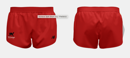 Wicked Running Club - Achieve Split Short Men's (TFMS832)