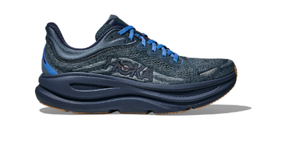 HOKA Men's Bondi 9 - FADED NAVY / SLATE BLUE (Wide)