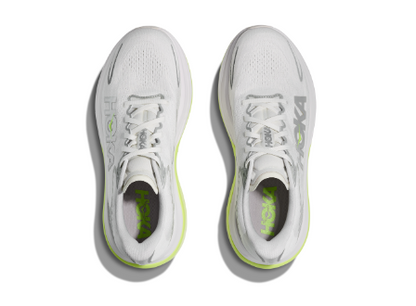 HOKA Women's Skyward X 2 - WHITE / NEON YUZU