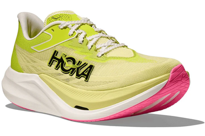 HOKA Unisex Rocket X 3 - SUNLIGHT / NEON HOKA CITRUS