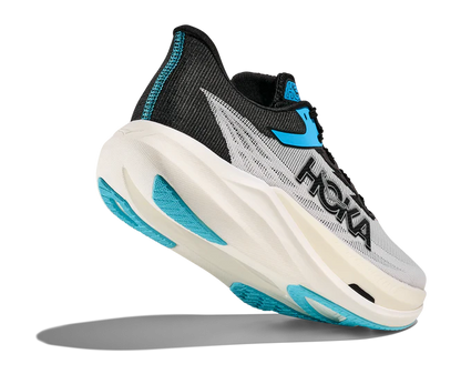 HOKA Unisex Rocket X 3 - WHITE / BLACK