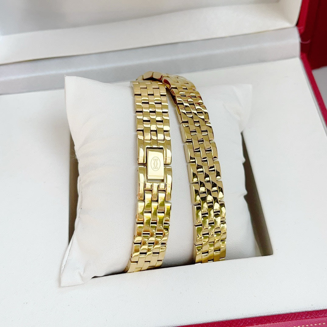 Panthere 22mm Yellow Gold Double Chain 44cm