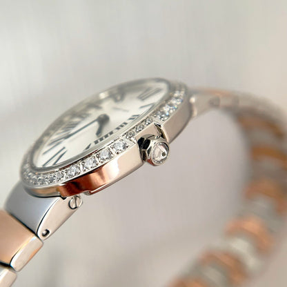 Baignoire 23mm Pink Gold Diamond Bezel