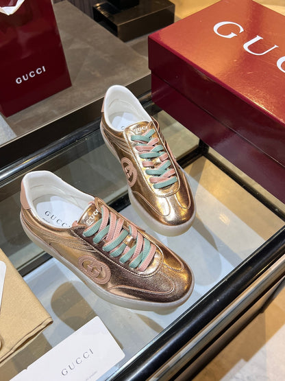 GG G75 Sneaker Copper Metalic Cowhide 818360