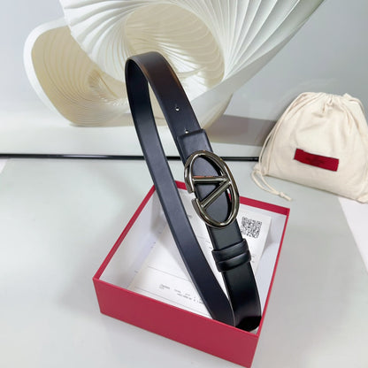 The Bold Edition Reversible Belt 30mm Black Calfskin Black Buckle