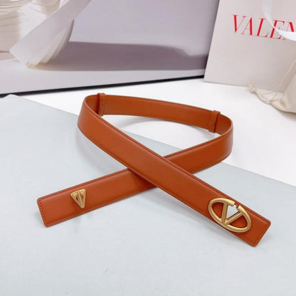 The Bold Edition Belt 30mm Brown Calfskin Gold Buckle