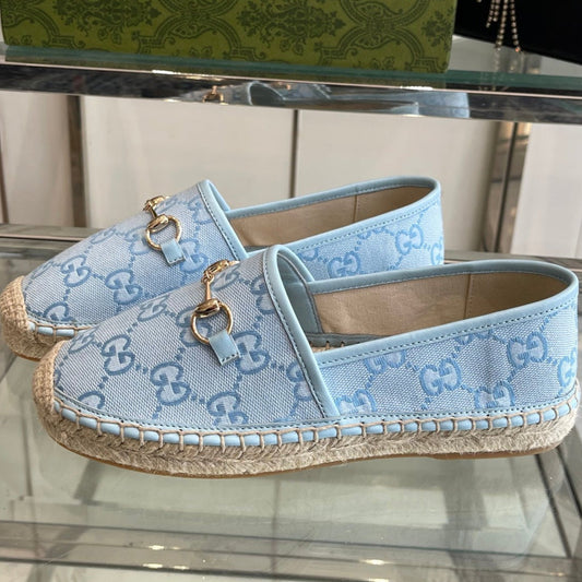 GC 2025 Espadrille With Horsebit Light Blue Canvas 292316