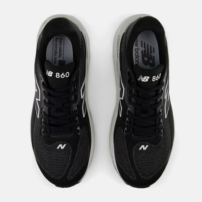 Men's New Balance Fresh Foam X 860v15 - BLACK WHITE