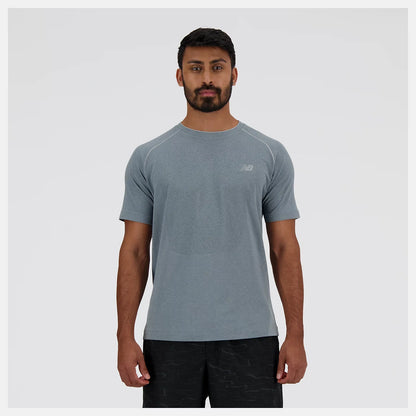 New Balance Knit T-Shirt - Athletic Grey - MEN