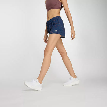 New Balance RC Printed Short 3 WOMEN (WS41201)
